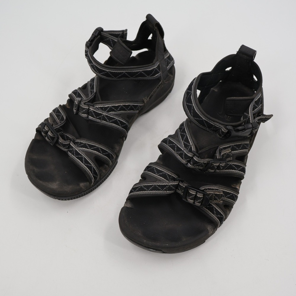 Nike ACG Trail Sandals Mens 11 Black 2002 Vintage 302157-071 Strappy Hiking